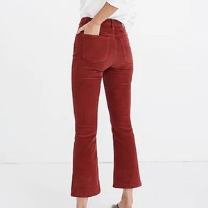 Madewell Cali Demi Boot Corduroy Pant